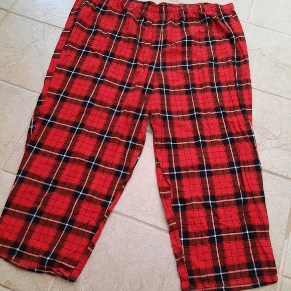 Joe Boxer Other Vtg New Mens 4x Red Plaid Flannel Pajamas Joe Boxer